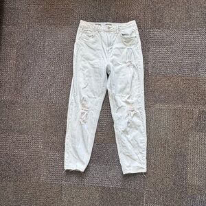 Womens high rise mom jeans